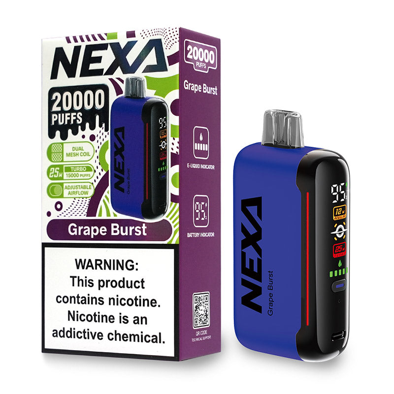 Nexa N20000 Disposable Vape Kit (20K Puffs) 800mAh 20ml (SALE)