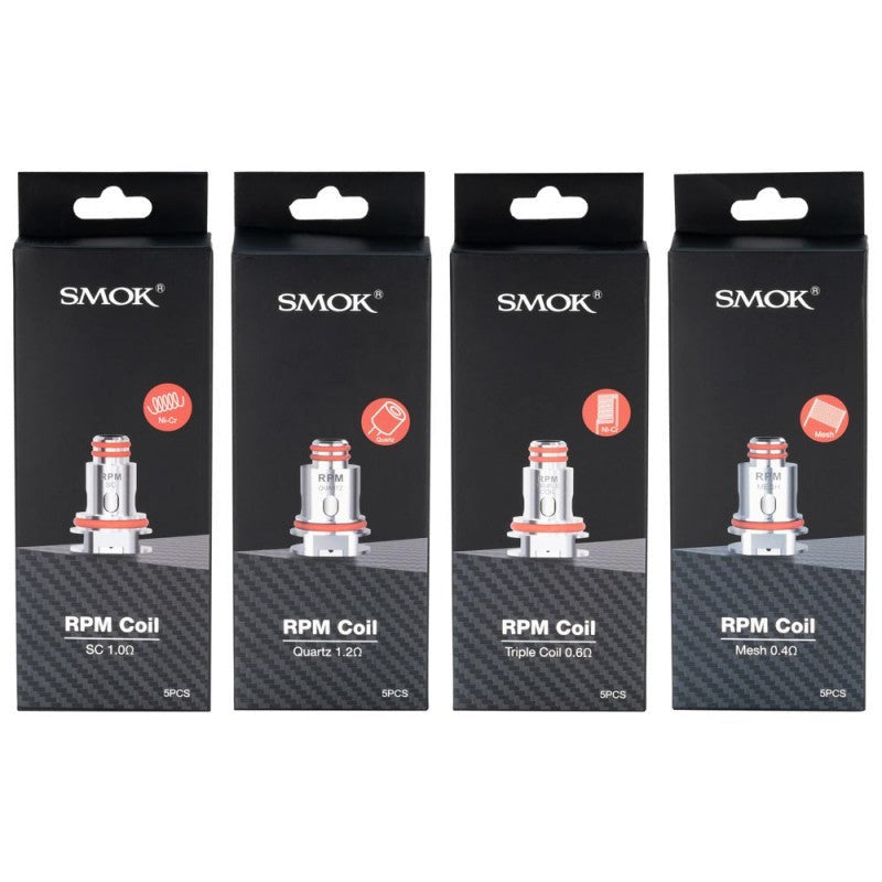 Smok RPM 2 Coil for Scar-P5, Scar-P3, RPM 2, RPM 2S, Nord X, Nord 4, Thallo,Thallo S, IPX80, G-priv pod kit,G-priv pro pod kit,RPM C Kit,Nord C kit,RPM 85 Kit,RPM 100 Kit (5pcs/pack)