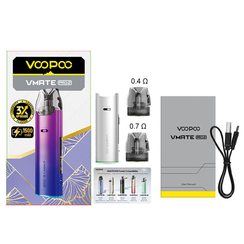VOOPOO Vmate Pro 2 Pod System Kit 1500mAh 3ml 30W new