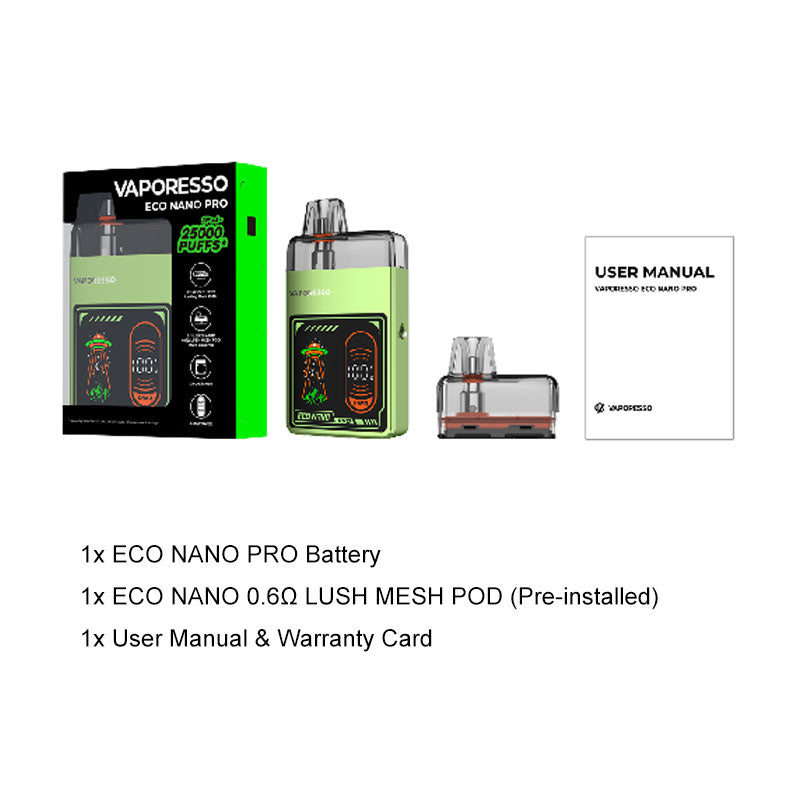 Vaporesso ECO Nano Pro Pod System Kit 1000mAh 6ml new