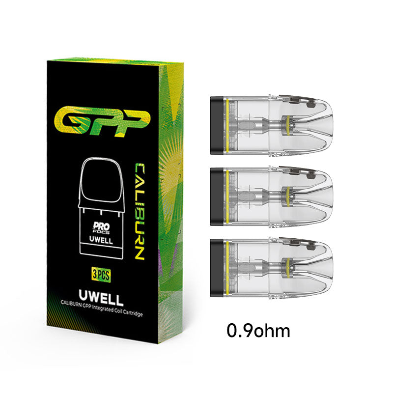 Uwell Upgraded Caliburn GPP Cartridge for Caliburn G4/G4 Mini/G4 Pro Pod, Caliburn G3/GK3/G3/ECO/GK3 TENET/G3 Lite/G3 Lite KoKo/G3 Pro/G3 Pro KoKo Kit 3ml (3pcs/pack)