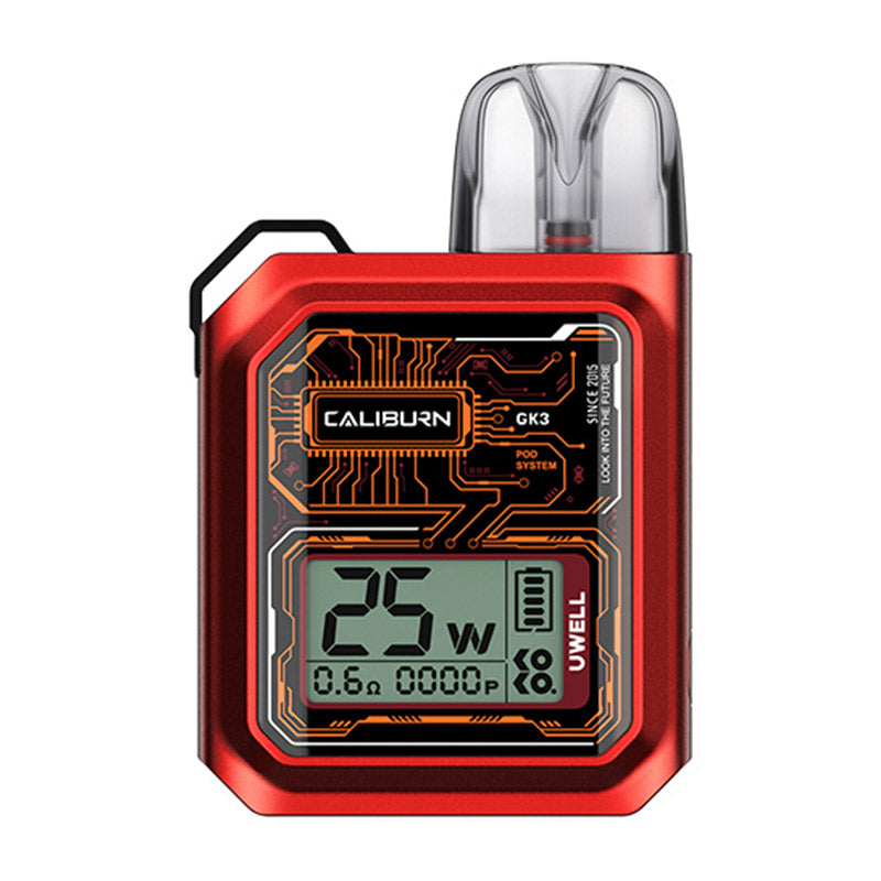 Uwell Caliburn GK3 Pod System Kit 900mAh 2.5ml, Auto Power Off if no Operation for 8 Minutes New