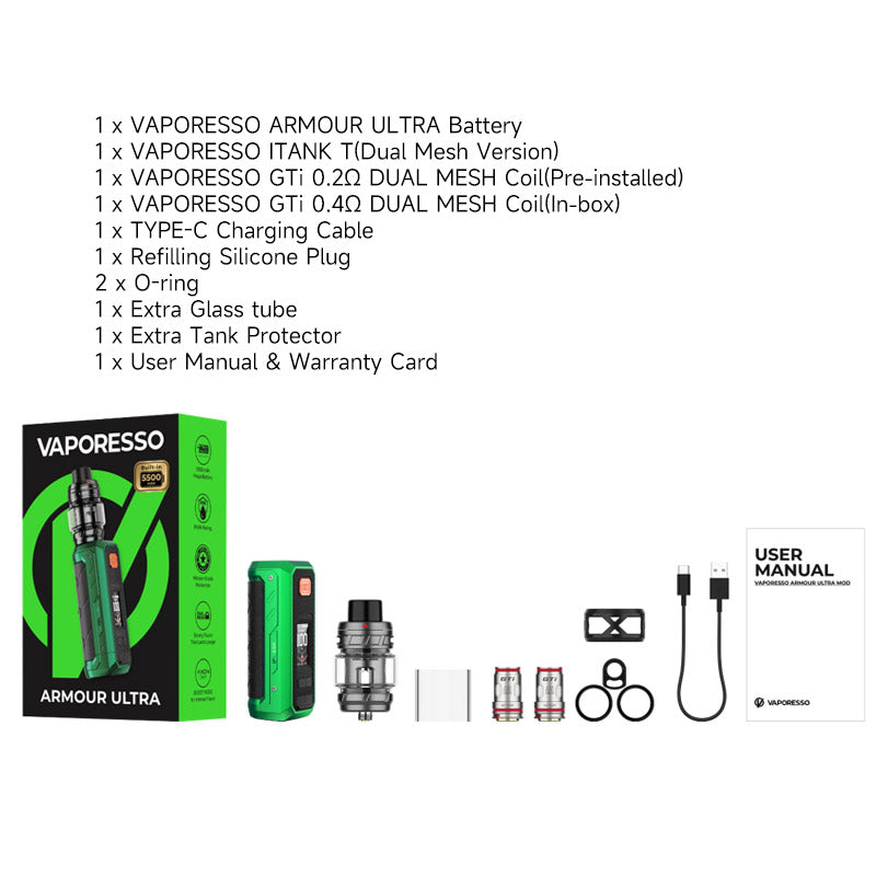 Vaporesso Armour Ultra Mod Kit 5500mAh (Max 100W) 6ml new