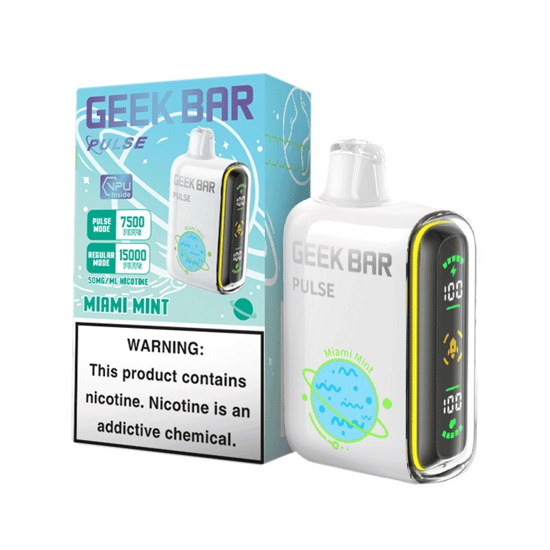 Geek Bar Pulse Vape 15000 Puffs disposable new