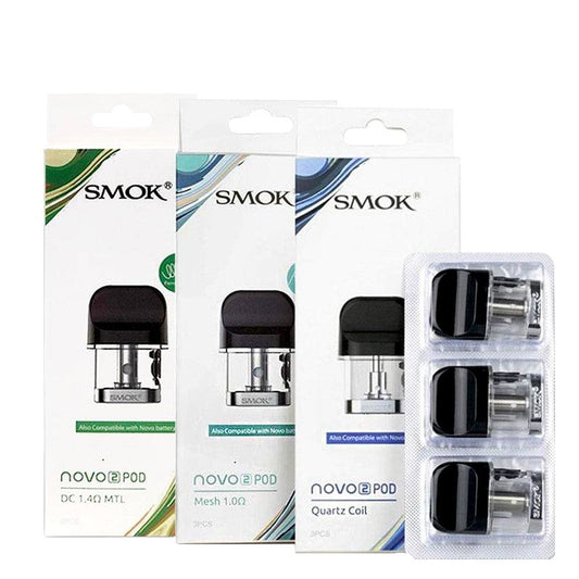 SMOK Novo 2 Pod Cartridge for SMOK Novo, Novo 2, Novo 2s, Novo 3 Kit, Novo 2x, Propod GT Kit, Novo Master Kit, Novo Master Box Kit 2ml (3pcs/pack)