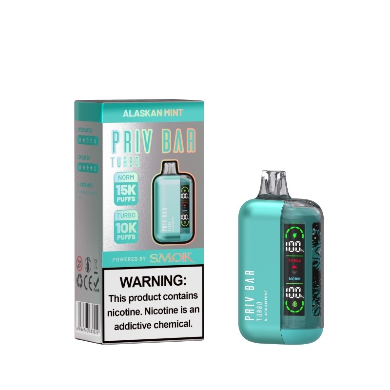 SMOK Priv Bar Turbo 16ml 15000 puff vape Disposable new