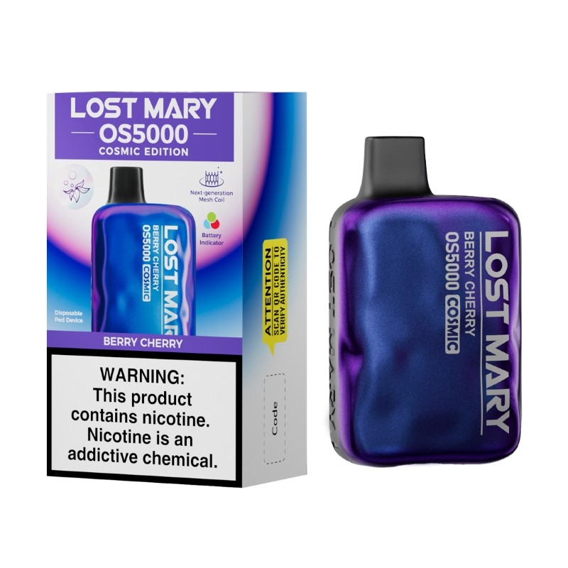 Lost Mary  OS5000 puff Cosmic Edition Disposable Vape  13ml