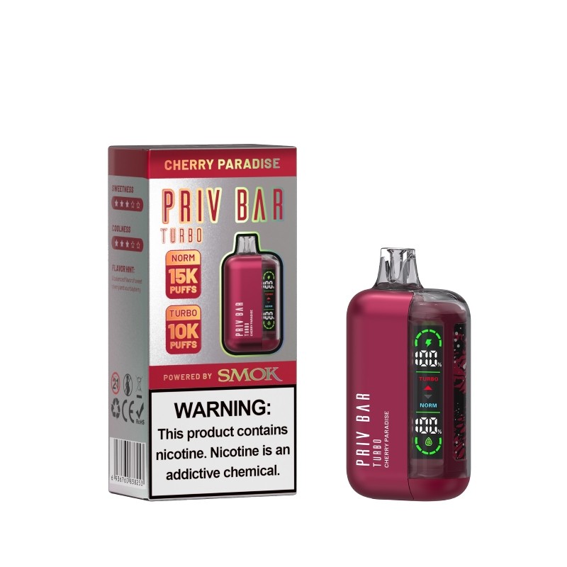 SMOK Priv Bar Turbo 16ml 15000 puff vape Disposable new