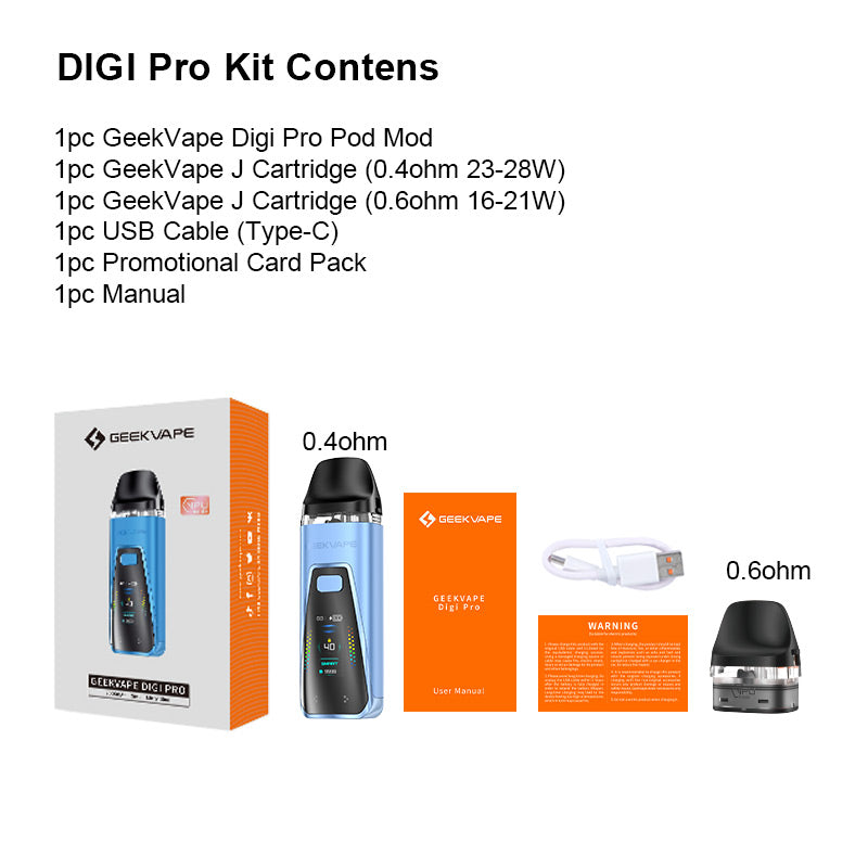 Geekvape DIGI Pro R Pod Kit 2000mAh 5ml(Max 40W) new