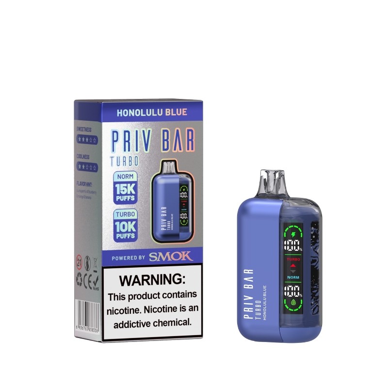 SMOK Priv Bar Turbo 16ml 15000 puff vape Disposable new