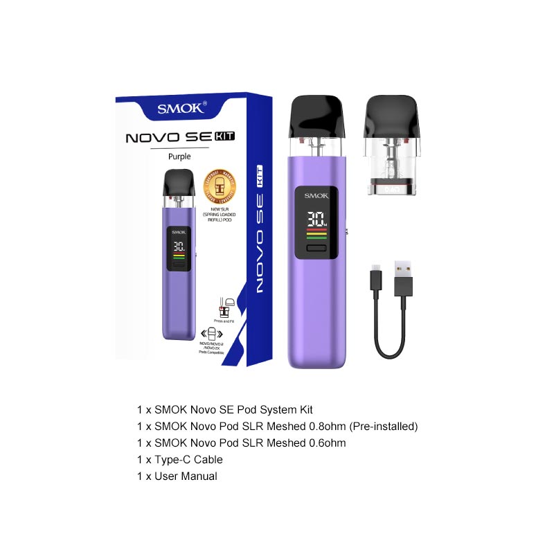 SMOK Novo SE Pod System Kit 1000mAh 30W 2ml new