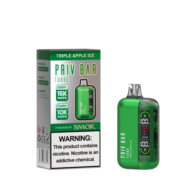 SMOK Priv Bar Turbo 16ml 15000 puff vape Disposable new