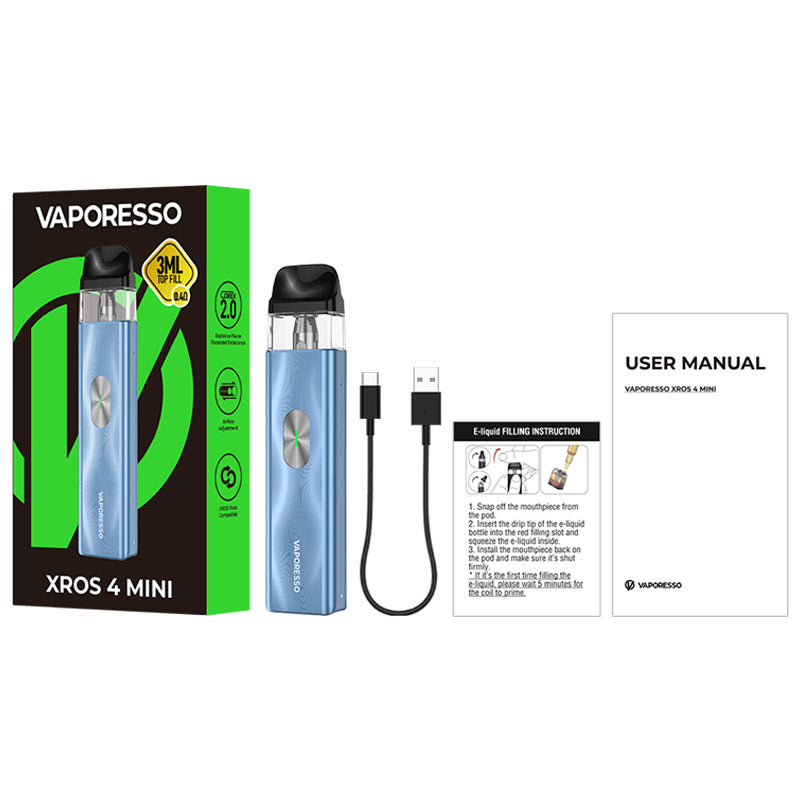 Vaporesso XROS 4 Mini Pod System Kit 1000mAh 3ml New