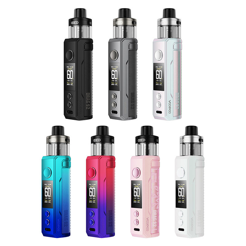 Voopoo Drag S2 60W Box Mod Kit with PnP X Cartridge DTL 2500mAh 5ml