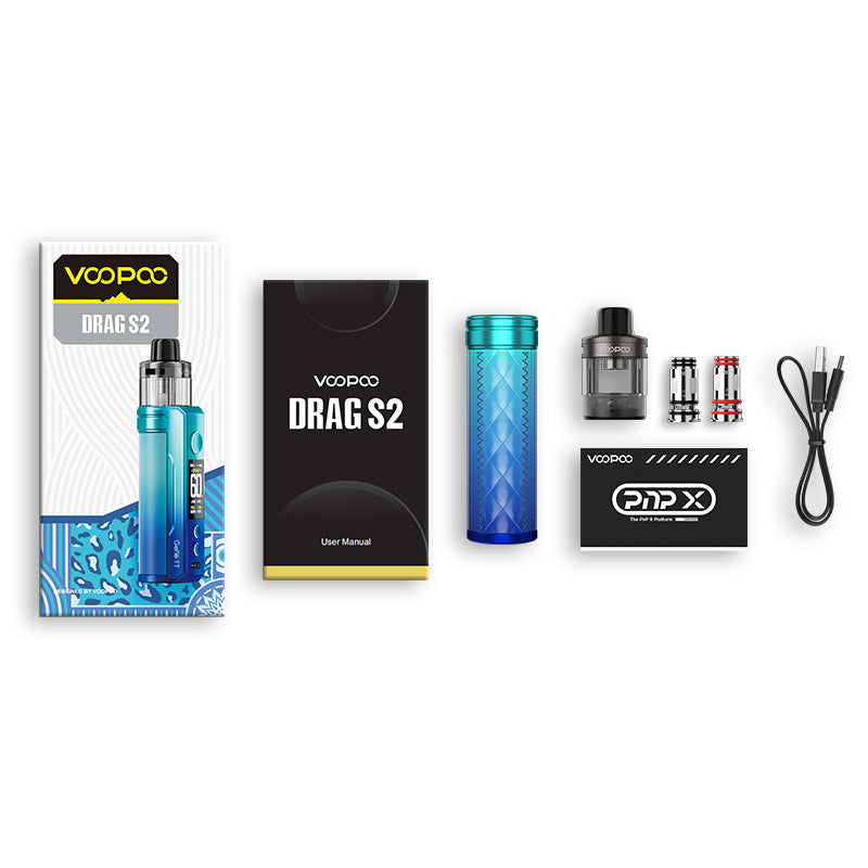 Voopoo Drag S2 60W Box Mod Kit with PnP X Cartridge DTL 2500mAh 5ml