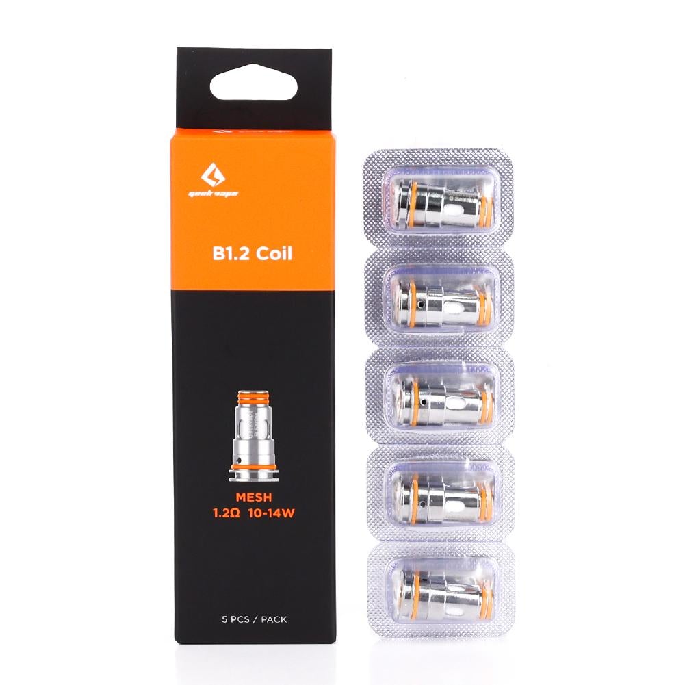 Geekvape B Series Coil for Aegis Boost,Aegis Boost Plus,Aegis Hero,Zeus Nano,Mero AIO,Aegis Boost LE Bonus,Z50 kit,Z Nano 2 Tank,B100 Kit,Obelisk 65 / 65 FC Kit,H45 Kit,H45 Classic Kit,B60 Kit (5pcs/pack)