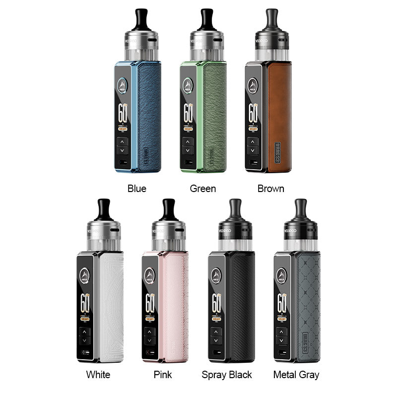 Voopoo Drag S3 60W Box Mod Kit with PnP X Cartridge MTL Pod 3000mAh 5ml