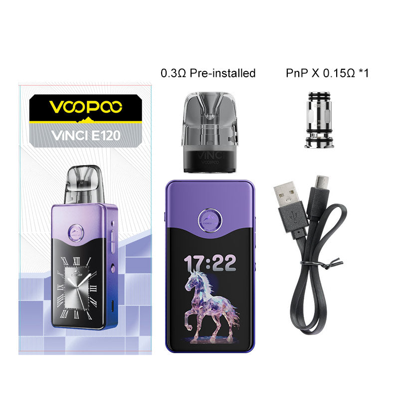 VOOPOO VINCI E120 Pod Mod Kit 4500mAh 120W 5ml new
