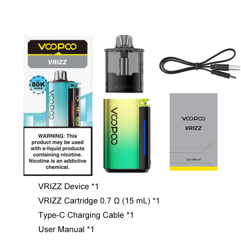 VOOPOO Vrizz Pod System Kit 800mAh 15ml new